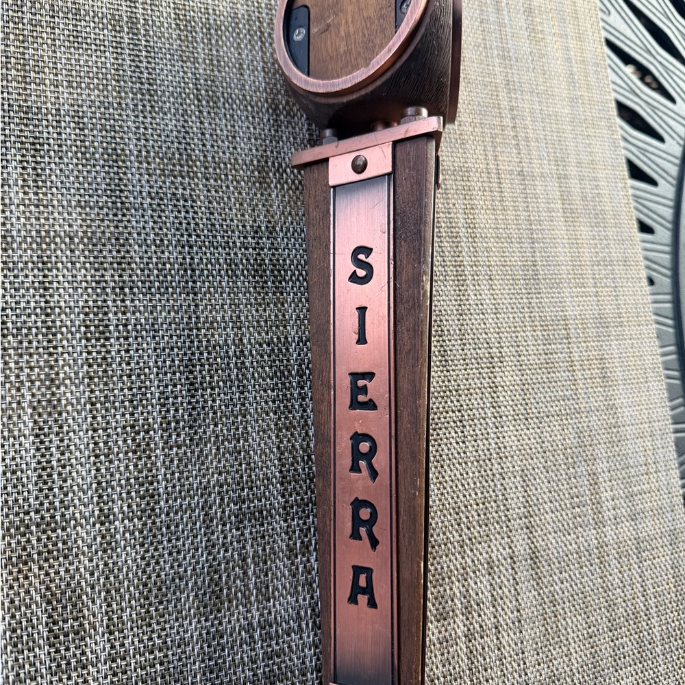 3 sided Sierra Nevada Brewing Beer Tap Handle